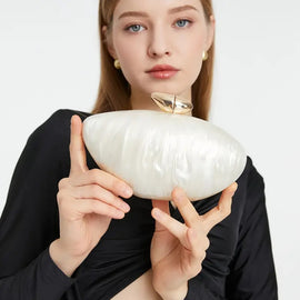 Elegant Pearl Clutch