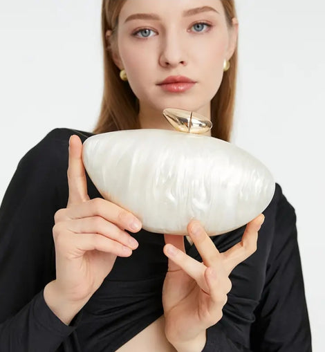Elegant Pearl Clutch